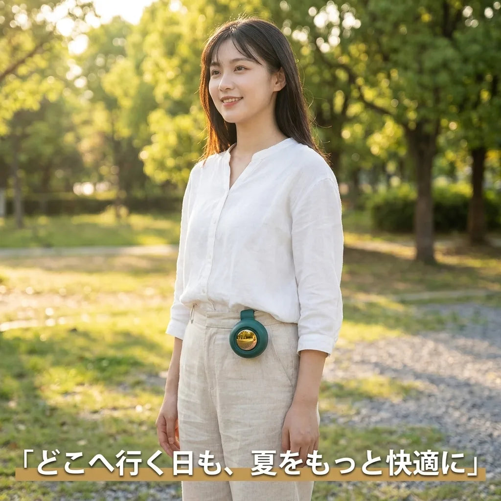 CoolClip™ コンパクトクリップファン 外出・スポーツ・育児対応 USB-C充電式