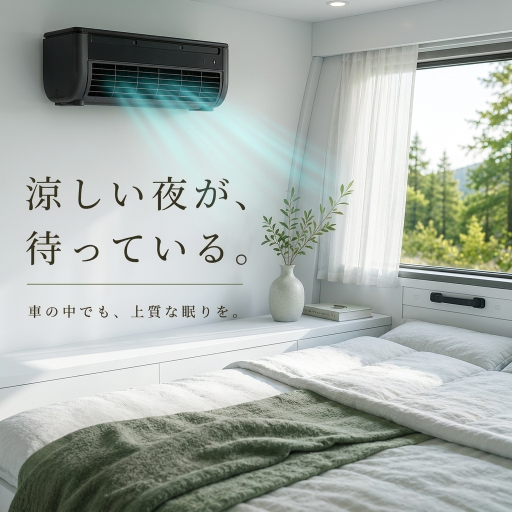 KIZUNA COOLER 車中泊・キャンプ用 充電式冷風機