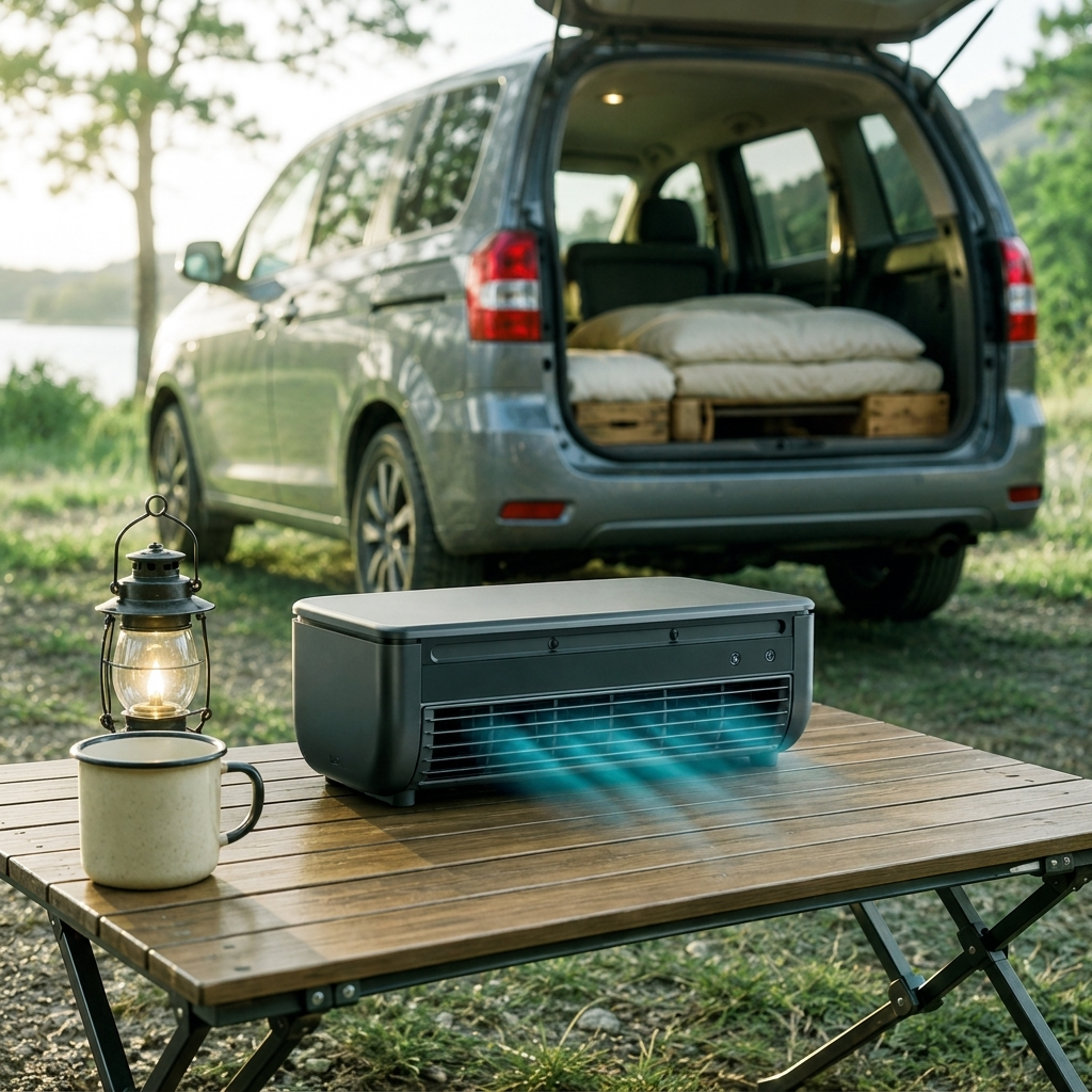 KIZUNA COOLER 車中泊・キャンプ用 充電式冷風機